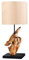 riess-ambiente.de Treibholz Tischlampe HYPNOTIC 60cm natur Leinen Schirm Maritim, Dekolampe, Wohnzimmerlampe, Nachttischlampe