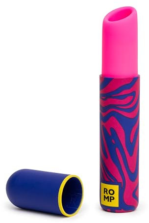 ROMP Lippenstift Klitoris-Saugspielzeug - Diskreter Mini-Klitoris-Stimulator - Tragbares Nippel-Saugspielzeug - Sauger Sexspielzeug für Erwachsene - Wiederaufladbar & wasserdicht - Pink