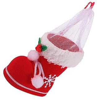 jojofuny 2 Uds Botas De Árbol De Navidad Almacenamiento De Papel De Colgante Decoraciones para Árboles Navideños Adornos Bolsa De Calcetín De Navidad Decoración del Árbol De