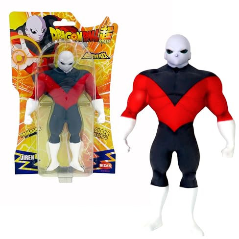 Bizak Monsterflex Figura Jiren de Dragon Ball, muñeco súper Extensible y elástico, 25 cm, 12 para coleccionar, para Adultos Fans coleccionistas y niños Desde 4 años, (64390230)