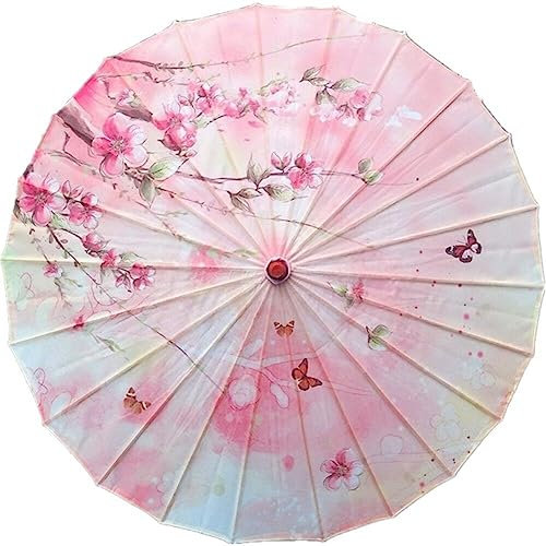 Tela De Seda Paraguas Clásico Japonés Arte Papel Óleo Paraguas Pintado Paraguas Tradicional Chino Sombrillas Cosplay Foto Prop Paraguas De Baile