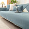 Gluhbirnen Sofa Überzug, Sofadecken für Sitzfläche rutschfest, Couch Überzug, Überwurfdecken für Sofa, Fischgrätenstruktur, Hund Katze Sofa Überwurf Sofaschutz, Dunstblau, 90 * 120CM