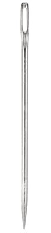uxcell 3 Inch Upholstery Needles Large Eye Stitching Needles Stainless Steel Straight Hand Sewing Needles for Home Hand Sewing Leather Tapestry Embroidery Tufting Webbing Carpet