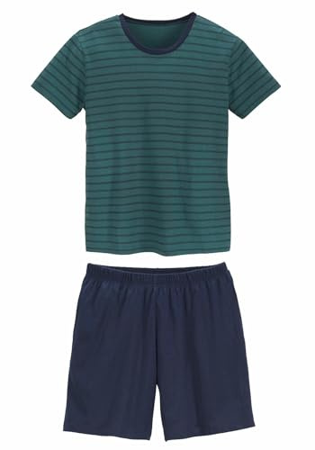 Le Jogger Teenager Pyjama kurzer Shorty für Jungen, geringes Gewicht, atmungsaktiv, sorgt für eine Bequeme Nachtruhe