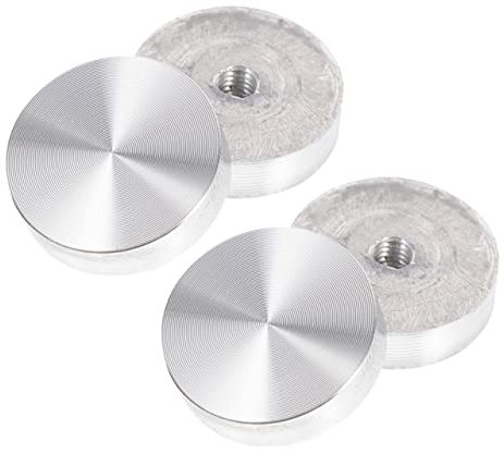 Artibetter 4stücke Runder Aluminium-Disk Adapter Für Glastisch rutschfeste Auflage Für Teetische Und Möbel Korrosionsbeständig Für Stilvolle Glasoberflächen Geeignet