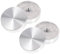 Artibetter Glasplatten Aluminiumscheiben 4 Stück Dicke Kreisscheiben Aus Aluminiumlegierung Adapter Für Schreibtisch Und Esstisch