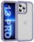 Tuvror for iPhone 13 Pro Case, Shockproof Dustproof Drop Proof, Military-Grade Protection, Dual Guard Case for iPhone 13 Pro (6.1 inch), Purple/Clear