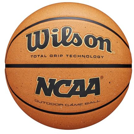 Wilson NCAA Outdoor Game BSKT, Orange, 7
