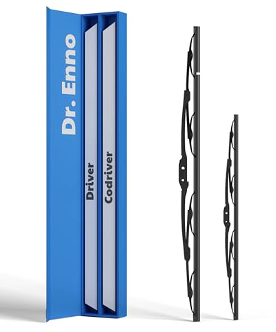 Dr. ENNO Scheibenwischer 500 & 450 mm | Streifenfreie Reinigung | Leiser Betrieb | Einfache Montage | Langlebige Qualität | Kein Quietschen