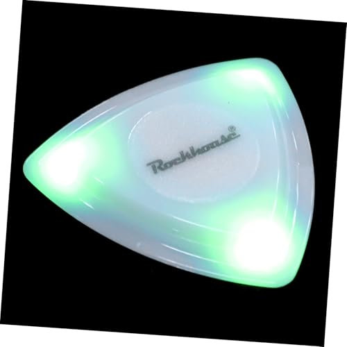 Toyvian Médiator Plectre De Guitare Led Plectre Led Choix De Jazz Équipement De Guitare Brillant Plectre De Guitare Lumineux Choix De Ukulélé Pour Les Enfants Green Micro-batterie