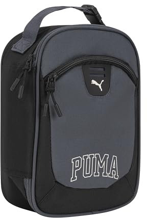 PUMA Lonchera unisex para niños, color gris galáctico, talla S