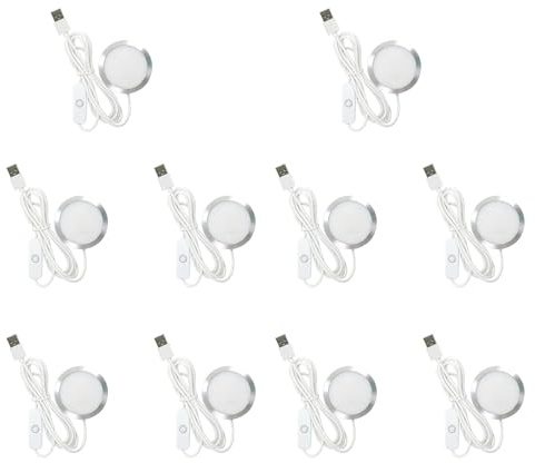 Uikdjgu 10X DIY-LED-Lampenbausatz: Nur Hardware-Zubehör, Keine 3D-Gedruckten Teile, Helles Licht, Energieeffizientes Individuelles Beleuchtungsprojekt