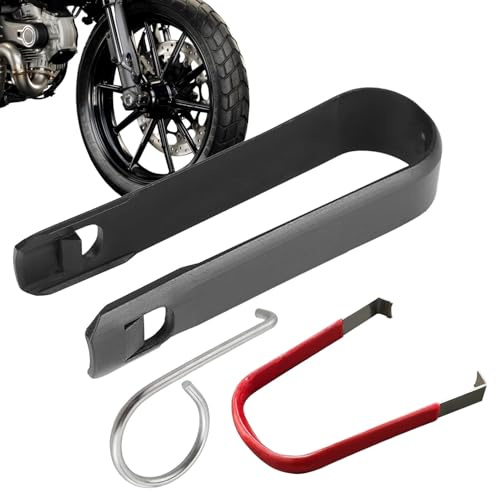 Générique Estrattore Coperchio Dado Ruota - Strumento di rimozione Pinzette per Estrattore Tappo Coperchio | Strumento Di Rimozione Copricerchi Ruota ABS E Metallo per Auto