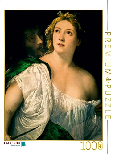 Puzzle · EIN Motiv aus dem Kalender Tiziano Vecellio - Tizian | Lukrezia und ihr Gemahl Lucius Tarquinius Collatinus (1515 · 1000 Teile · Lege-Größe 64 × 48 cm · CALVENDO Puzzle