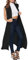 Re Tech UK - Ladies Sleeveless Cardigan | Womens Summer Lightweight Longline Waistcoat | Waterfall Open Front Maxi Cardigan | Thin Boyfriend Cardigans for Women UK (24-26 XXXL Black)