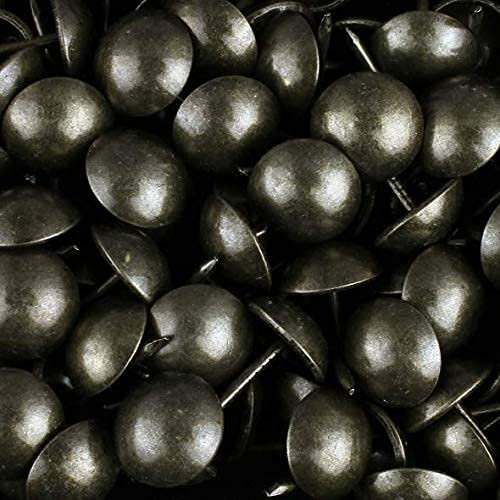 decotacks Polsternägel, 11 mm, 500 Stück, dunklem Messing antik, französisches Natur, DX0511ABT500