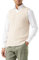 Xposed Mens Classic Cable Knitted Sleeveless V Neck Jumper Smart Casual Sweater Jersey Vest Top[V988,XL,Beige]