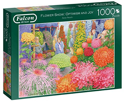 Jumbo 11262 Falcon de Luxe-Flower Show: Optimism and Joy 1000 Piece Jigsaw Puzzle