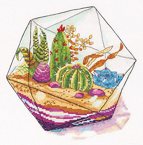 PANNA C-7080 Cross Stitch Kit, Multi-Colour, 20 x 20.5 cm