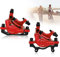 Fahrrad Hydraulische Scheibenbremse Set, HB-100 Mountainbike Aluminiumlegierung vorne und hinten Hydraulische Scheibenbremse für Mountainbike, Rennrad, elektrisches Faltrad (rot)