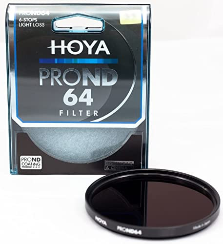 HOYA Pro ND64 Filter 46mm, Graufilter, Neutraldichte, 6 Stops