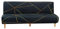 ele ELEOPTION Sofabezug Ohne Armlehnen, Moderner Druck Sofabezug 3 Sitzer Ohne Armlehne Stretch Couch überzug Armlose Sofabettüberzug für Faltbares Schlafsofa Ohne Armlehnen,180-210 cm (Gedruckt 1)