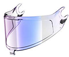 SHARK, visiera casco Spartan GT light iridium homologué bleu clair, Taglia unica