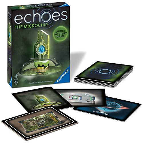 Ravensburger Echoes The Microchip – Immersives Audio-Mord-Mord-Mystery-Partyspiel für Erwachsene ab 14 Jahren – 1 bis 6 Spieler