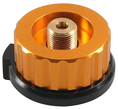 Gaskartuschen adapter, Asudaro Camping Gasherd Adapter Outdoor Gas Gasflaschenadapter Weisung Düsenanschluss für Campingkocher Brenner Herd-Anschluss Outdoor Anschluss Gas Flasche,Typ 1
