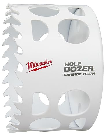 Milwaukee 49560736 Kronen Hole Dozer mit TCT-Tonabnehmern, 83 mm Durchmesser