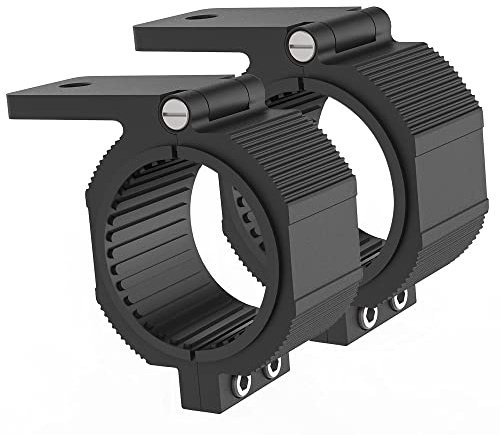 Audak 1 Pair Aluminum Mounting Bracket Kit Tube Clamp for 2.5 Inch Bullbar Roof Rack Roll Cage Horizontal Bar
