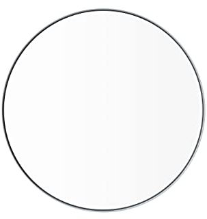 Blomus Wandspiegel -Rim- dekorativer runder Spiegel mit Stahlrand Ø 50cm Weiß (66934)