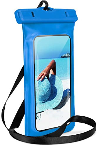 ONEFLOW Sac de plage pour Samsung Galaxy Z Flip 4 - Coque étanche avec écran tactile et fenêtre d'appareil photo - Étui de téléphone sous-marin pour voyage, natation avec bracelet et cordon à porter