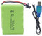 1PCS 6.0V 2800mAh AA Li-Battery Rechargeable &SM-2P Plug with 1PCS USB Charging Line for TB141 TB142 DE37 RC Car Toy Remote Control Excavator, Truck, Engineering Car