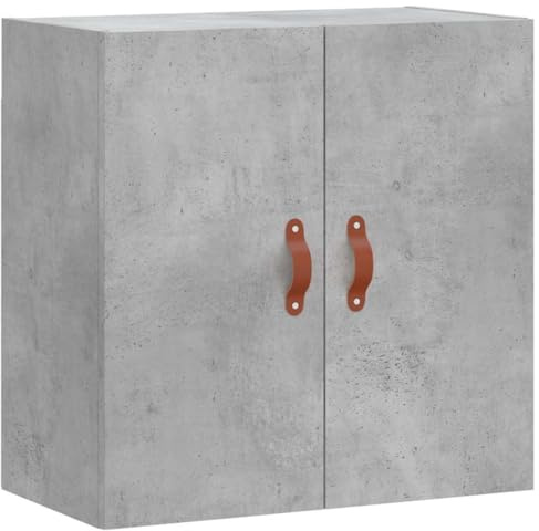 vidaXL Wandschrank Betongrau 60x31x60 cm Holzwerkstoff