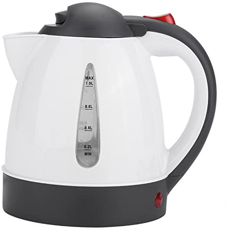 1000ml Car Water Kettle, Stainless Steel Lorry Kettle Heating Kettle Electric Kettle, Travel Bottle for Hot Water Tea Coffee Making Driving Camping Hiking Survival