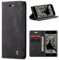 FERLAN Wallet Serie Handyhülle für Xiaomi Mi CC9 Pro/Mi Note 10 Pro/10 Hülle,Leder Klappbar Flip Case Cover 360 Stoßfeste Case für Xiaomi Mi CC9 Pro/Mi Note 10 Pro/10,Schwarzer