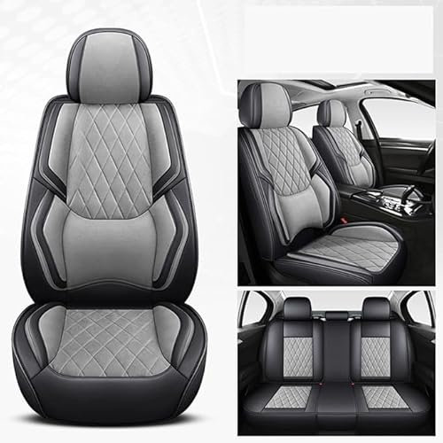 KORSE SitzbezüGesets FüR Opel/Vauxhall Mokka A 2012–2019, Auto-SchonbezüGe Wasserdicht Sitzschoner Schonbezug Leder Anti-Rutsch Sitzheizung