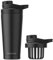 Greatyos Stainless Steel Shaker Bottle with Noise-Free Design - Patented 24 oz Insulated Metal Shakers Bottles Cup for Protein Mixes and Pre Workout 100% Leak Proof (Black)