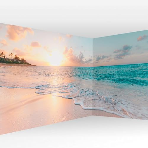 murando - Fototapete Vlies Meer und Strand, 550x250 cm, Schlafzimmer | Full HD Druck, 3D-Effekt, lichtbeständige Farben, ideal fürs Wohn- oder Schlafzimmer, schnelle Montage, lichtbeständig, edel
