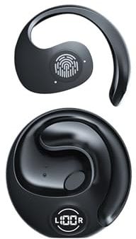 Dpofirs JR07 Sprachübersetzer-Ohrhörer, 144 Sprachen, 3 Übersetzungsmodi mit APP (1 Jahr), Bluetooth 5.3 Online-Simultanübersetzung in Echtzeit, Touch-Control-Bedienung,