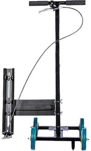 Machine de rayage de ligne de peinture à pousser à la main pour stationnement - Règle de pulvérisation à froid - Outil de dessin de peinture de voiture