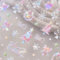 Rosa Weihnachten Nagelsticker Selbstklebend Shiny Aurora Muschel Christmas Tree Nail Sticker Xmas Schneeflocke Stern Kranz Winter Urlaub Nagel Deko Nageldesign Nail Art