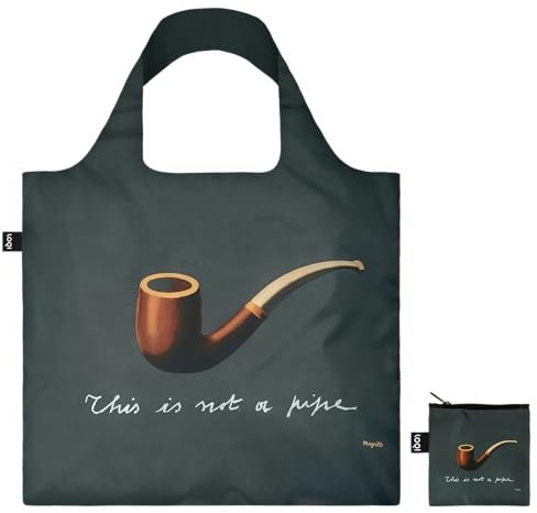 LOQI RENE MAGRITTE The Treachery of Images Recycled Bag