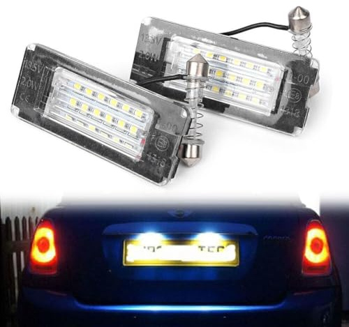 2pcs LED license plate number bulbs for BMW for Mini Cooper R56 R57 R58 R59-