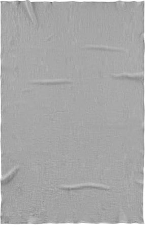 biberna Musselin Sommerdecke 0480100 Uni, 1x 150x200 cm, sturmgrau