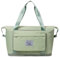 ILESTDG Cocoletti® Reisetasche für Handgepäck, Faltbare Reisetasche mit Nassfach, erweiterbare Sporttasche (Grün)