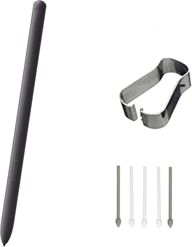 Tab S6 Lite Ersatz S Pen für Galaxy Tab S6 Lite (EJ‑PP610) | Ersatz‑Eingabestift mit 4096 Druckstufen, passend für SM‑P610N/P615/P610, inkl. Wechselspitzen, ohne Bluetooth (Grau)