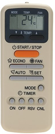 Starnearby Telecomando Condizionatore Compatibile con Toshiba WH-E1NE WH-D9S KT-TS1 WC-E1NE WH