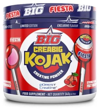 BIG Creabig Purest Creatine - Creatina Monohidratada, Rendimiento Físico Y Recuperación - Materia Prima Premium 340g